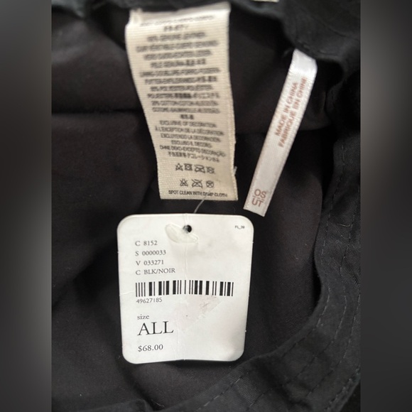 NWT Free People Chic Black Wide Brim Hat with Braided Detail - Picture 4 of 4